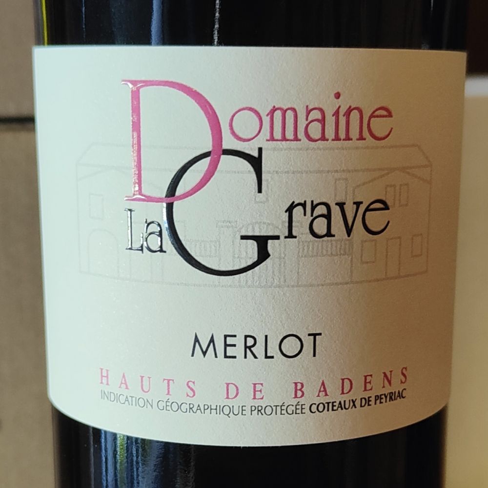 Merlot 2021 IGP Hauts de Badens