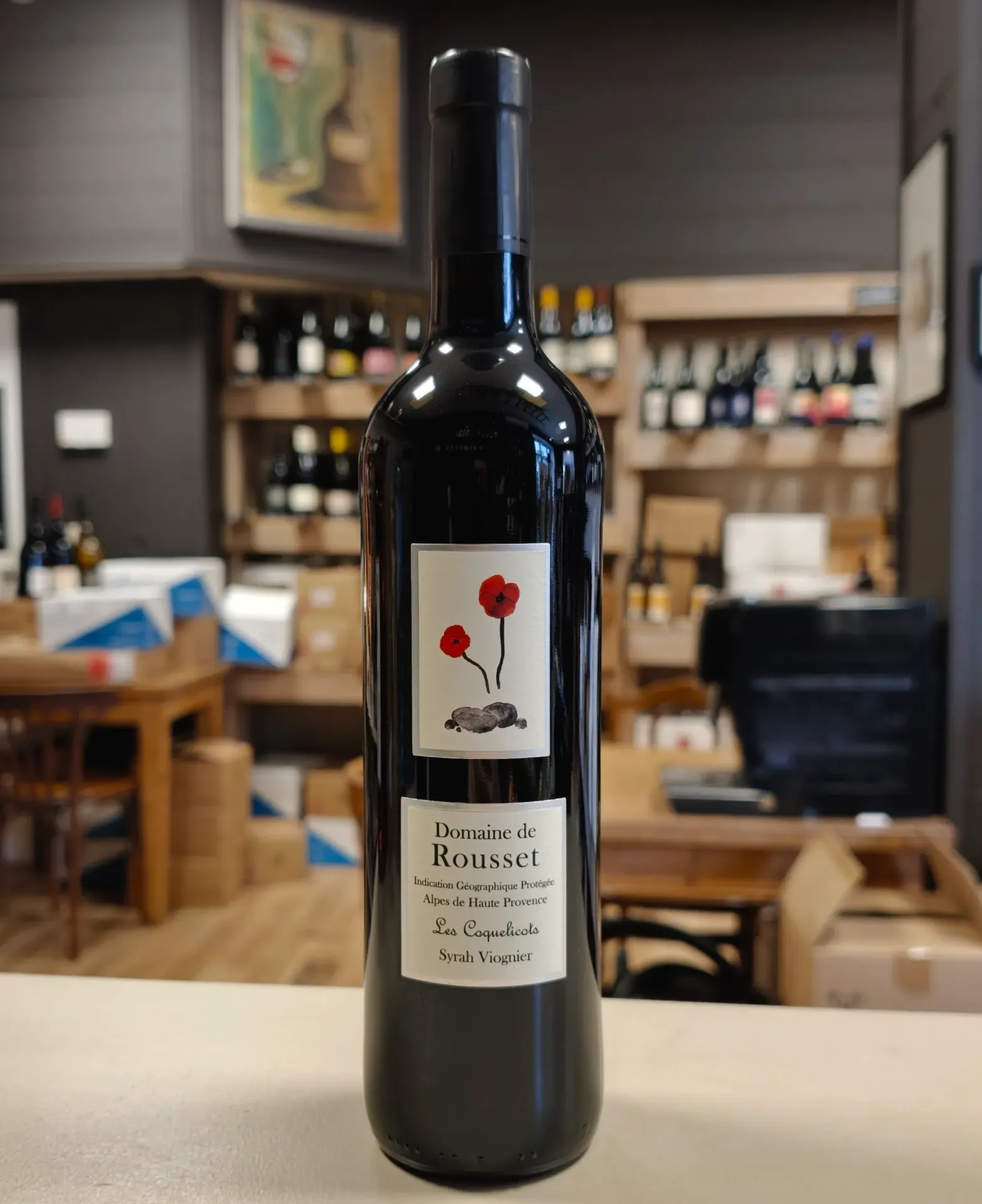 [1115] Coquelicots Rouge (syrah-viognier) 2022 - Bio