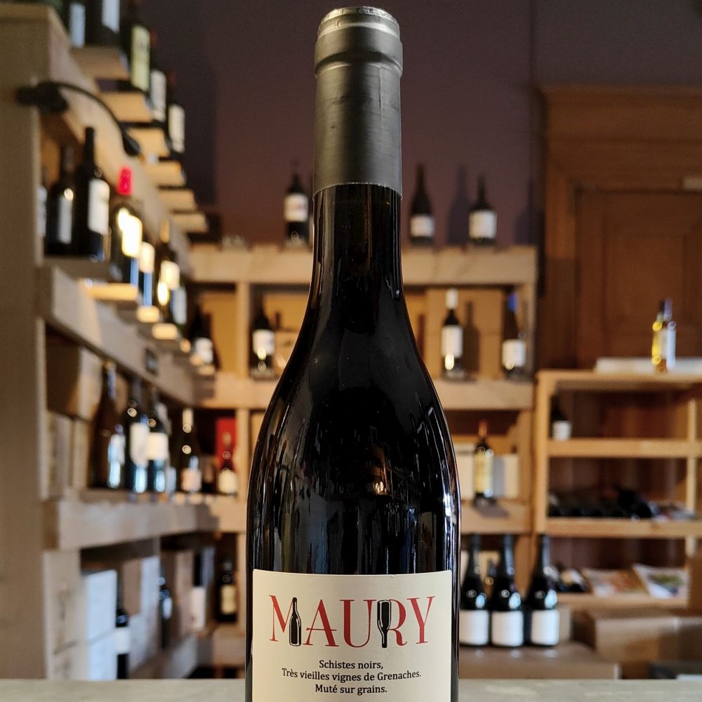 [1173] Maury Grenat 2022 - muté sur grains - Grenache 50cl Bio
