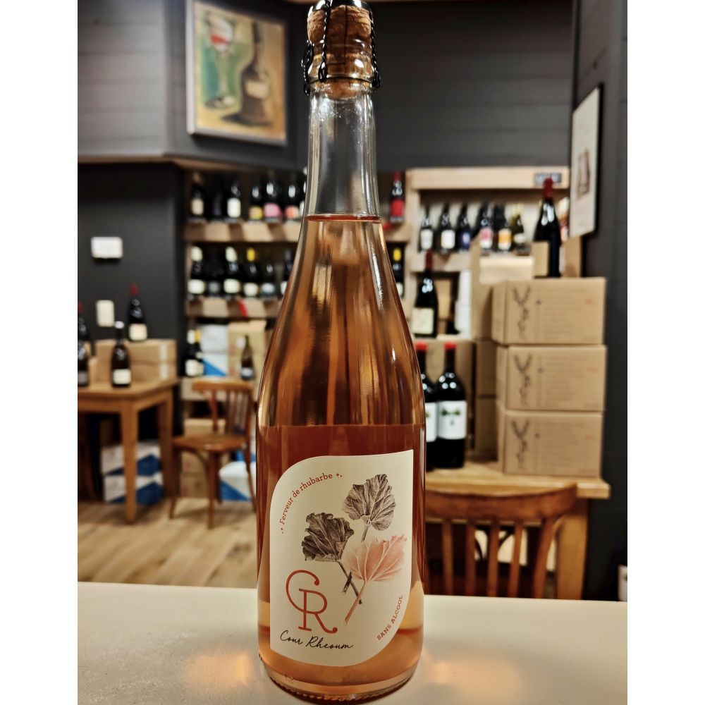 Ferveur - Pétillant de rhubarbe sans alcool 75cl