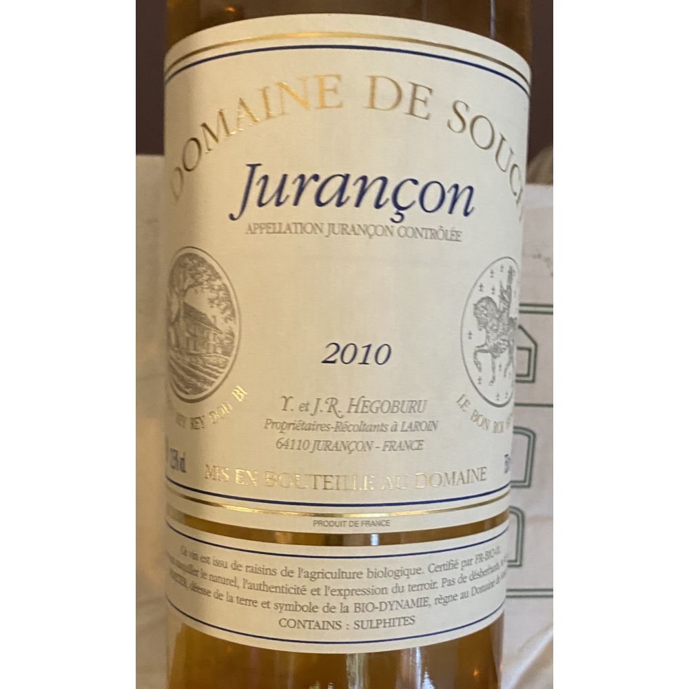 [272] Jurançon Cuve" 2010 moelleux - 75cl"