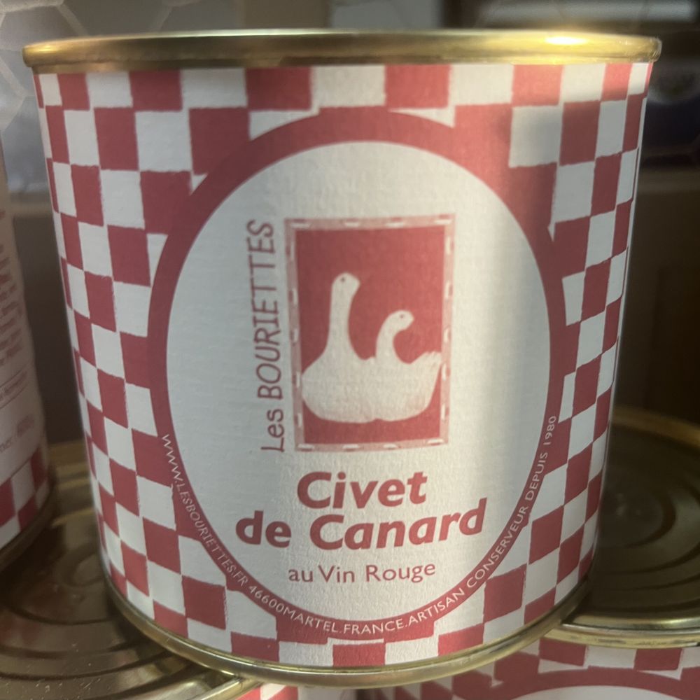 Civet de canard au vin de Cahors 600 gr