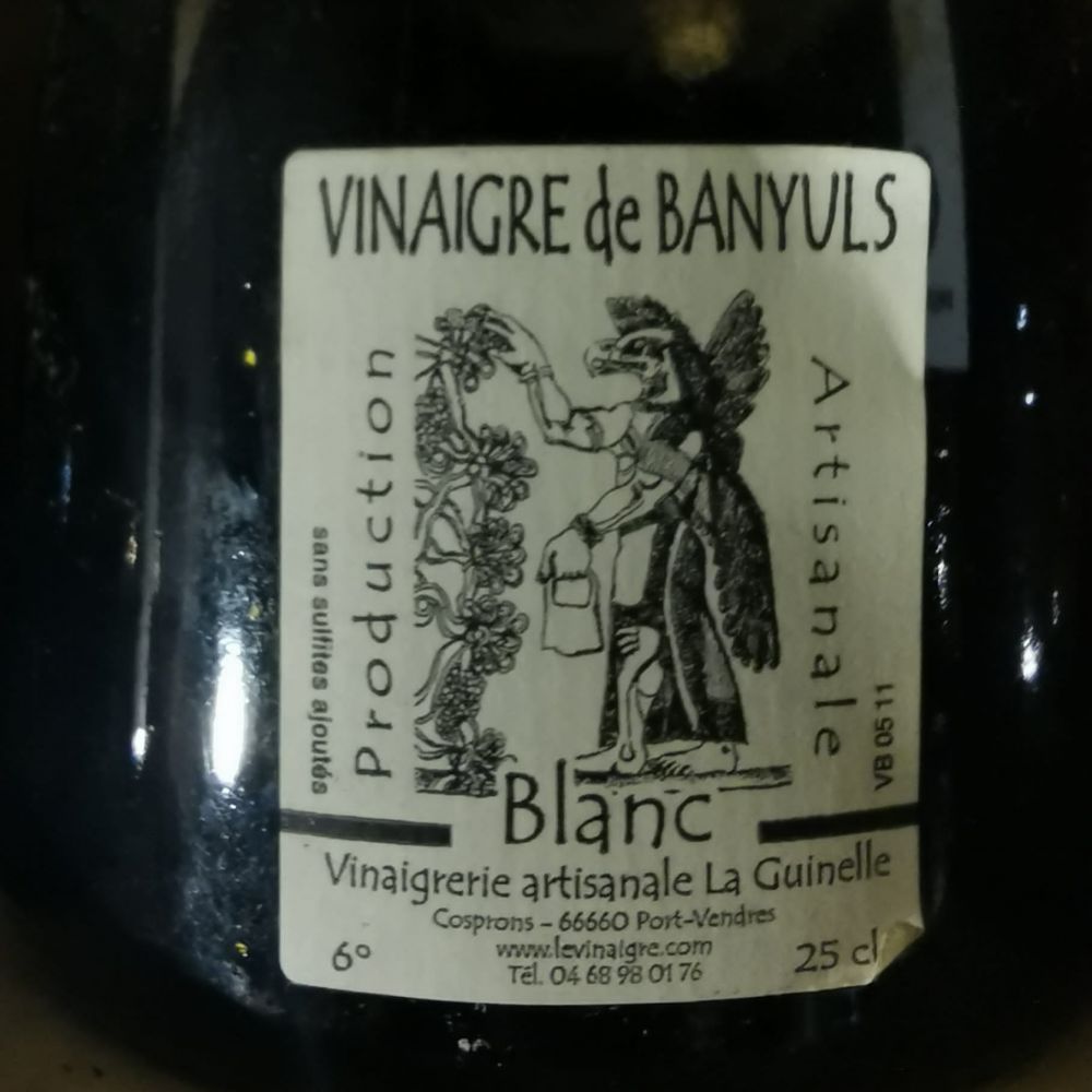 Vinaigre de Banyuls blanc 25 cl
