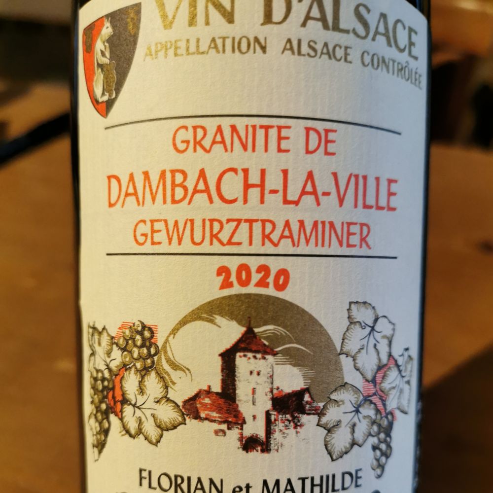 [691] Gewurztraminer sur granite Dambach la ville 2020