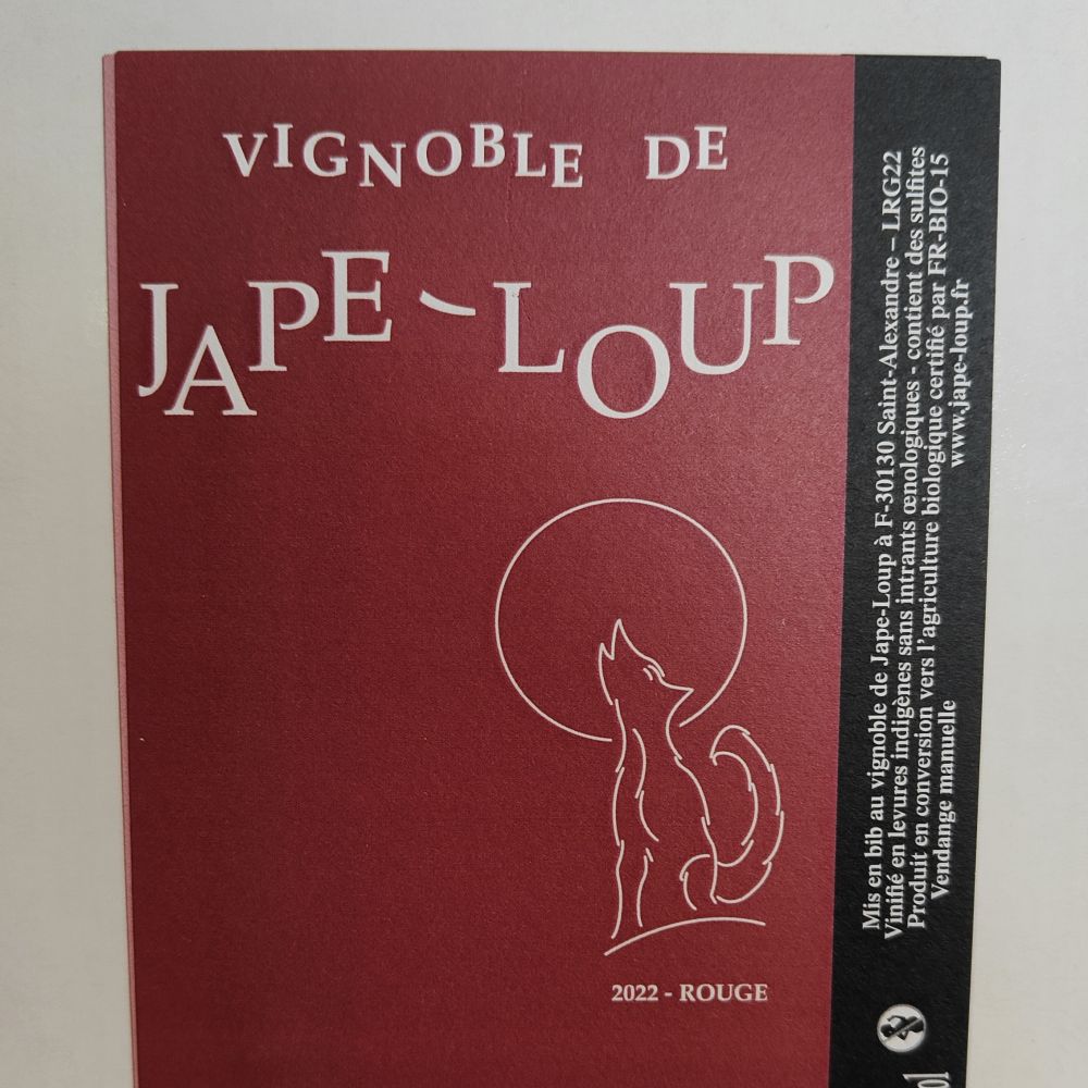[986] BIB Jape-Loup 5L rouge 2022