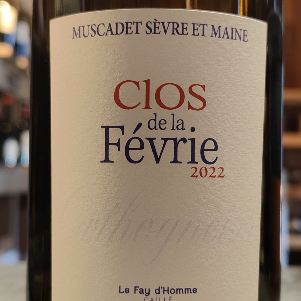 Clos de la Févrie" 2020 - Muscadet sur orthogneiss"