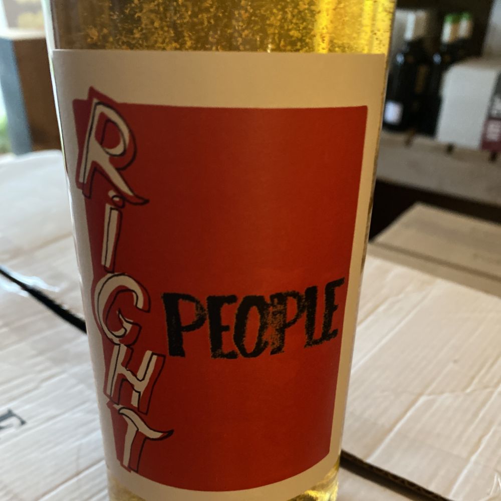 [597] Right People 2020 vin orange de jus de goûte
