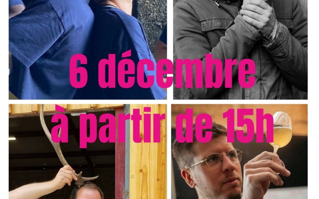 Dégustation en présence des vignerons le 6 décembre